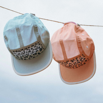 KiETLA Leopard šiltovka s UV ochranou 48-52 cm Green Leopard