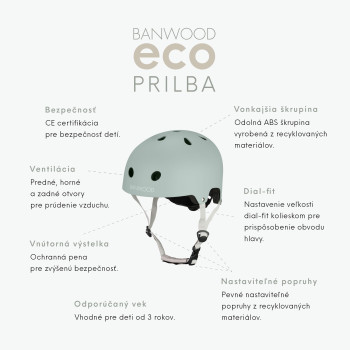 Banwood Eco prilba 50-54 cm Deep Sea-matná