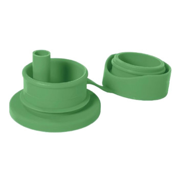 Pura silikónový športový uzáver so slamkou Mint