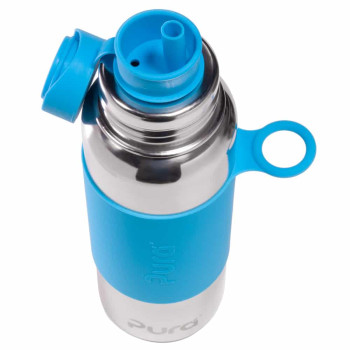 Pura silikónový športový uzáver so slamkou Moss