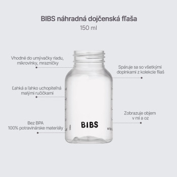BIBS náhradná plastová fľaša 150 ml Plastová