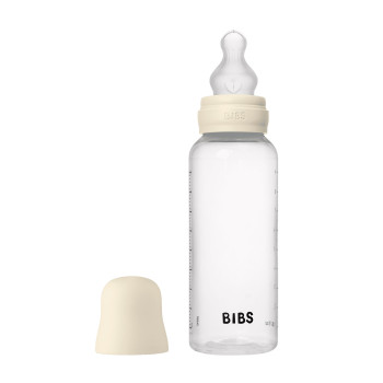 BIBS antikoliková fľaša so silikónovým cumlíkom 270ml Baby Blue