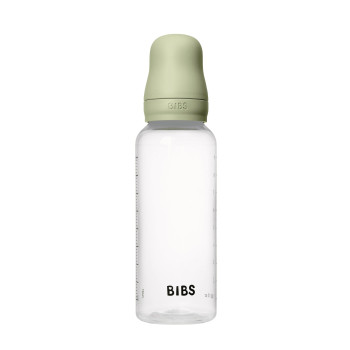 BIBS antikoliková fľaša so silikónovým cumlíkom 270ml Ivory