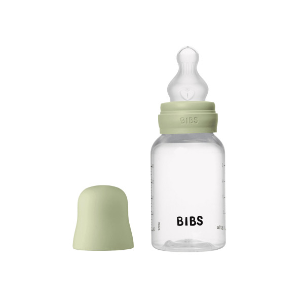 BIBS antikoliková fľaša so silikónovým cumlíkom 150ml Sage