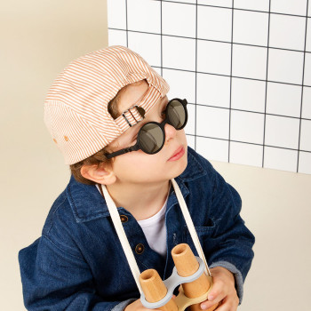 KiETLA CraZyg-Zag slnečné okuliare RoZZ 4-6 rokov Green Leopard