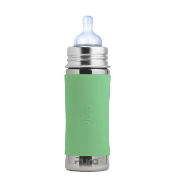 Pura nerezová dojčenská fľaša 325ml Moss