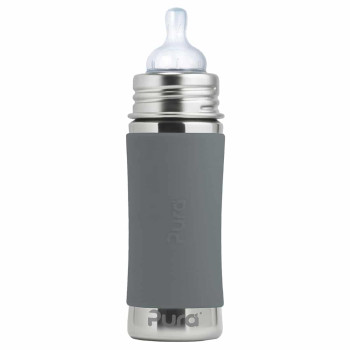 Pura nerezová dojčenská fľaša 325ml Moss