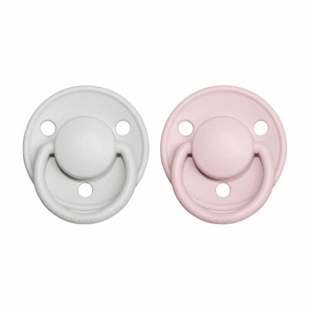 BIBS De Lux cumlíky z prírodného kaučuku 2ks - veľkosť 2 Sage / Hunter Green