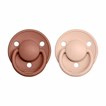 BIBS De Lux cumlíky z prírodného kaučuku 2ks - veľkosť 2 Sage / Hunter Green