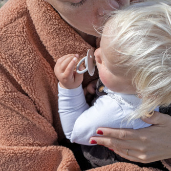 BIBS De Lux cumlíky z prírodného kaučuku 2ks - veľkosť 1 Sage / Hunter Green