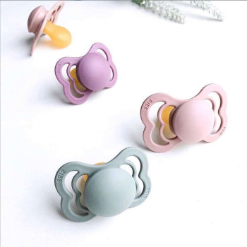 BIBS Supreme symetrické cumlíky z prírodného kaučuku 2ks - veľkosť 2 Sage / Hunter Green