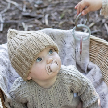 BIBS Supreme symetrické cumlíky z prírodného kaučuku 2ks - veľkosť 2 Sage / Hunter Green