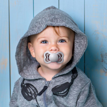 BIBS Supreme symetrické cumlíky z prírodného kaučuku 2ks - veľkosť 1 Sage / Hunter Green