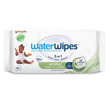 9X WATERWIPES Obrúsky vlhčené Baby&Toddler 3in1 60 ks (540 ks) 