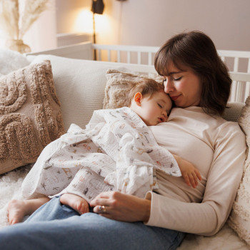 BABYONO Plienky mušelínové Super Soft 3 ks, Green 70 x 70 cm