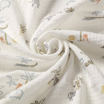 BABYONO Plienky mušelínové Super Soft 3 ks, Green 70 x 70 cm