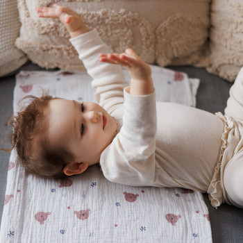 BABYONO Plienky mušelínové Super Soft 3 ks, Grey 70 x 70 cm