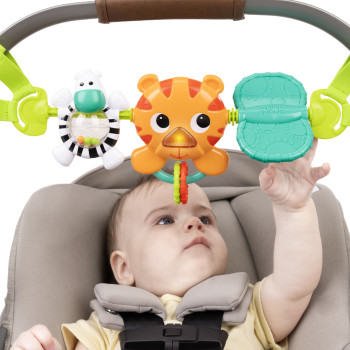 BRIGHT STARTS Hračka do kočíka Tiger Bar, 0 m+