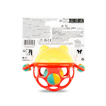 BRIGHT STARTS Hračka Oball hrkálka Winnie the Pooh Jingle & Shake™ 0m+