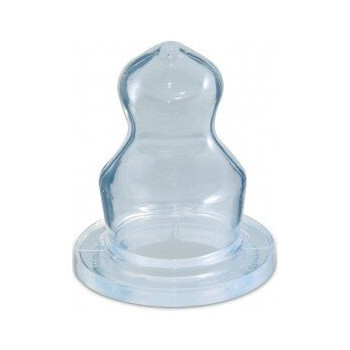 Cumlík silikón anatomický - stredný (6m+) - 2ks