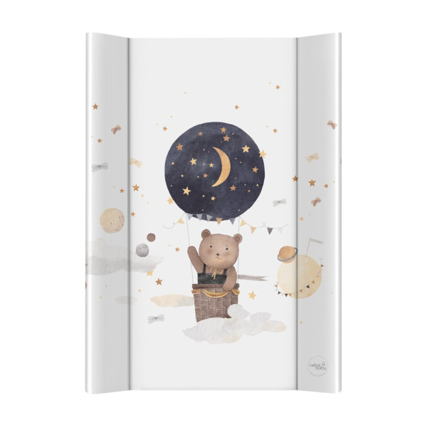 CEBA BABY Podložka prebaľovacia 2-hranná mäkká (50x70) Basic Cosmic Bear