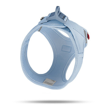 CURLI Postroj pre psov so sponou Air-Mesh Skyblue M, 6-9 kg