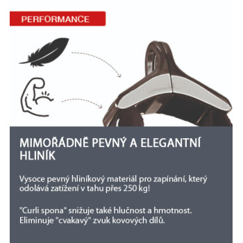 CURLI Postroj pre psov z jablčnej kože Black S, 4-7 kg