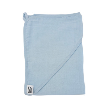 EKO Osuška na kúpanie mušelínová Blue 100x100 cm