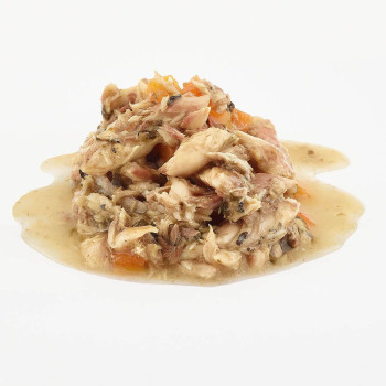 FISH4DOGS Konzerva pre psov Finest s makrelou, mrkvou a špenátom 85g