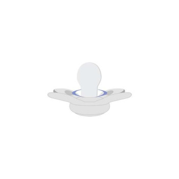 CHICCO Cumlík Physio Comfort silikón nočný 16-36m chlapec - mačka/hviezdy 2 ks