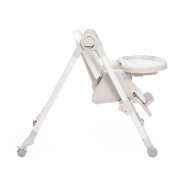 CHICCO Stolička jedálenská Polly Armonia - Mother Pearl + Hrazdička Rainbow