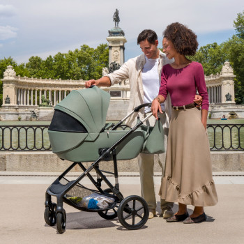 KINDERKRAFT Kočík kombinovaný 2v1 Prime 3 Velvet Mocca