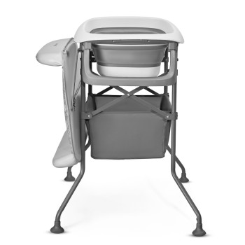KINDERKRAFT Stolík prebaľovací s vaničkou Bubbly Grey