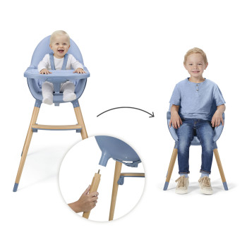 KINDERKRAFT Stolička jedálenská FINI2 Nordic Breeze