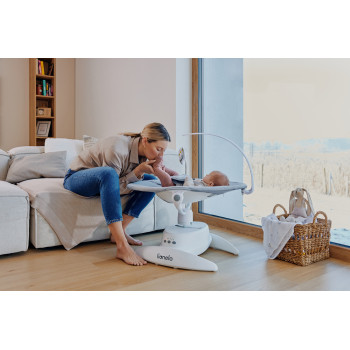 LIONELO Detské lehátko Iris Beige Sand, 0m+