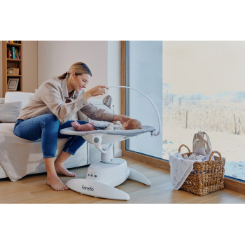 LIONELO Detské lehátko Iris Beige Sand, 0m+