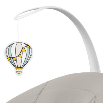 LIONELO Detské lehátko Iris Beige Sand, 0m+