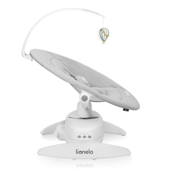 LIONELO Detské lehátko Iris Grey Concrete, 0m+