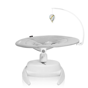 LIONELO Detské lehátko Iris Grey Concrete, 0m+