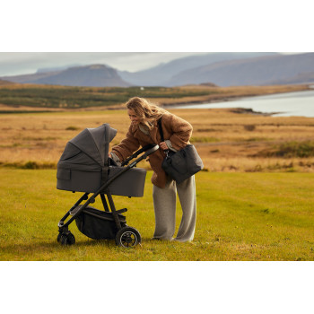 LIONELO Kočík kombinovaný Amber Plus 3v1 Grey Graphite