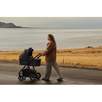 LIONELO Kočík kombinovaný Amber Plus 3v1 Grey Graphite