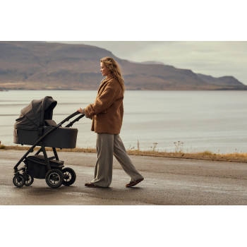 LIONELO Kočík kombinovaný Amber Plus 3v1 Grey Graphite