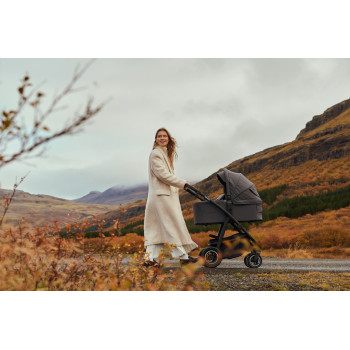 LIONELO Kočík kombinovaný Amber Plus 3v1 Grey Graphite