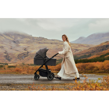 LIONELO Kočík kombinovaný Amber Plus 3v1 Grey Graphite