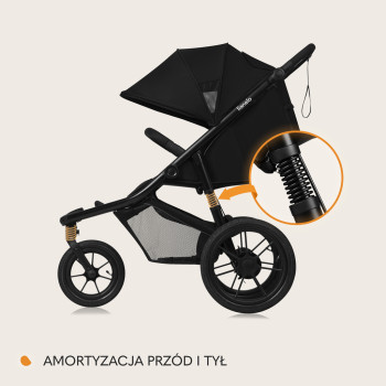 LIONELO Kočík športový Azura Black Onyx