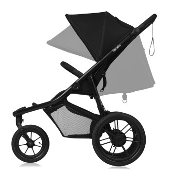 LIONELO Kočík športový Azura Black Onyx