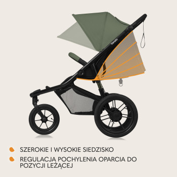 LIONELO Kočík športový Azura Green Forest