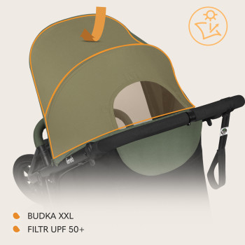 LIONELO Kočík športový Azura Green Forest