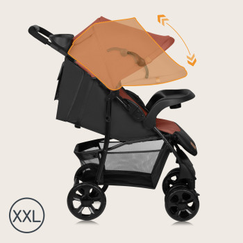 LIONELO Kočík športový Emma Plus Coral Pink