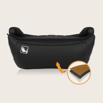 LIONELO Podsedák Luuk i-Size (125-150 cm) Black